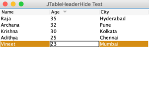 Hướng dẫn sử dụng JTable trong Java Swing - Deft Blog